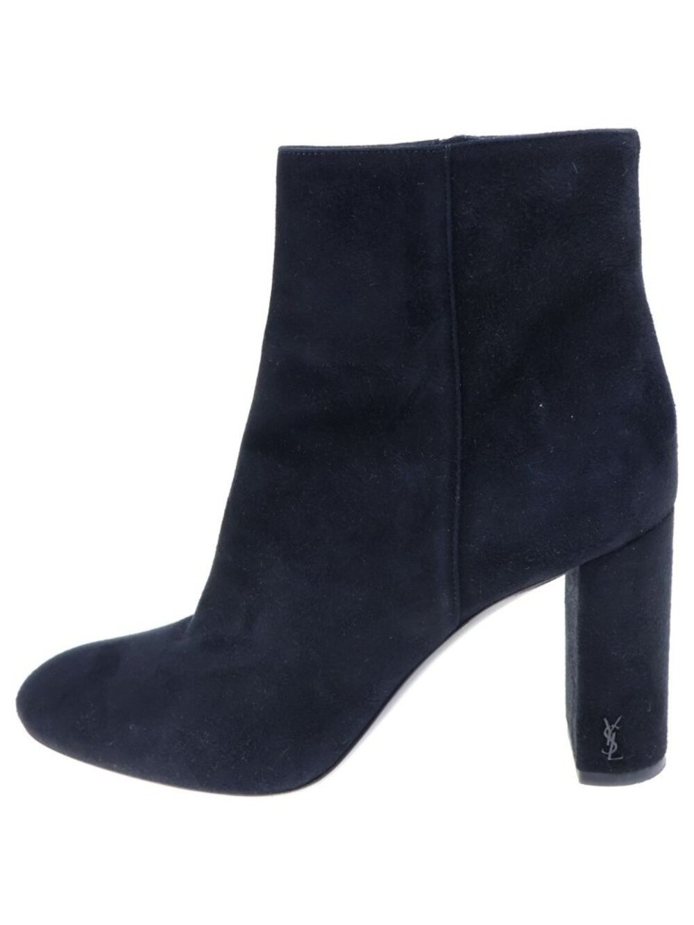 Saint Laurent Paris Short Boots Cassandra Logo Tweed Black